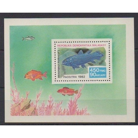 Madagascar - 1982 - Nb BF19 - Sea life