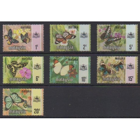 Malaisie-Melaka - 1971 - No 305/311 - Insectes