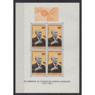 Buy this souvenir sheet  of Gabon of the year 1968 (Nb BF9).