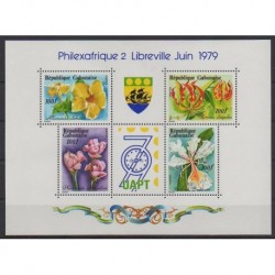 Gabon - 1979 - No BF33 - Fleurs - Philatélie
