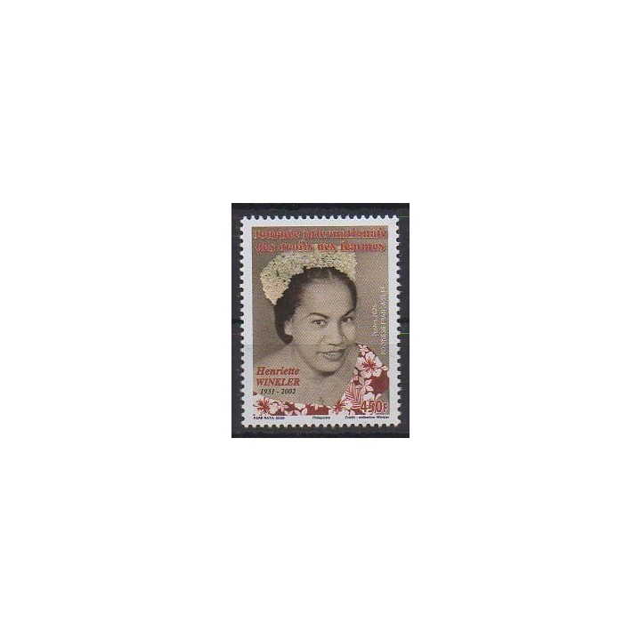 Buy this stamp of Polynesia of the year 2026 (Henriette Winkler).