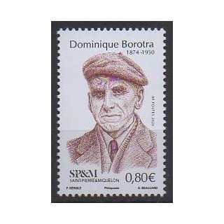 Acheter ce timbre de Saint-Pierre et Miquelon de l'année 2026 (Dominique Borotra).