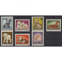 Hongrie - 1974 - No 2404/2410 - Animaux