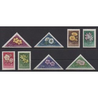 Acheter cette série de timbres de Hongrie de l'année 1958 (No 1249/1256).