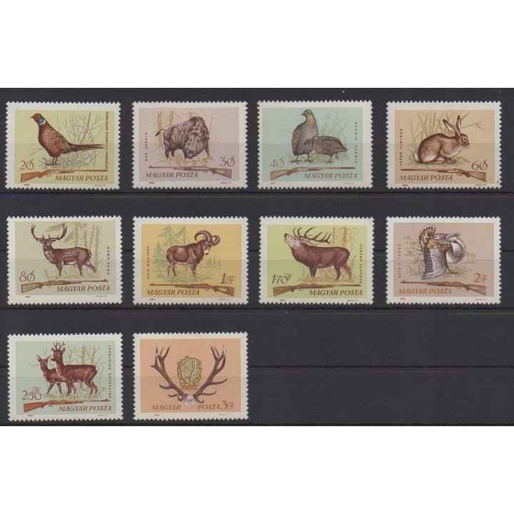 Buy this set of stamps of Hungary of the year 1964 (Nb 1690/1699).