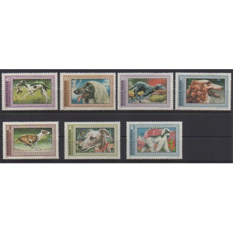 Hungary - 1972 - Nb 2221/2227 - Dogs