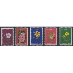 Ethiopia - 1965 - Nb 440/444 - Flowers
