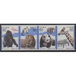 Japon - 1982 - No 1405/1408 - Animaux