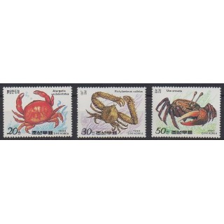 Acheter cette série de timbres de Corée du Nord de l'année 1990 (No 2114/2116).