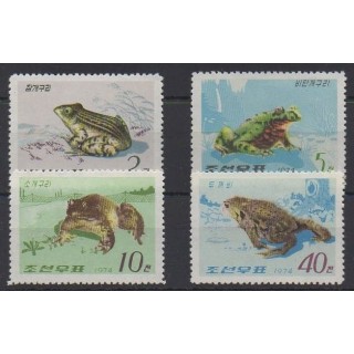 Acheter cette série de timbres de Corée du Nord de l'année 1975 (No 1245/1248). - Neuf avec charnière