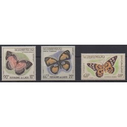 Laos - 1965 - No 106/108 - Insectes