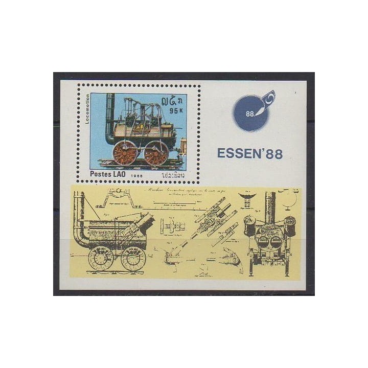 Buy this souvenir sheet  of Laos of the year 1988 (Nb BF100).