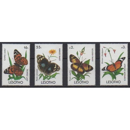 Lesotho - 1990 - No 889/892 - Insectes