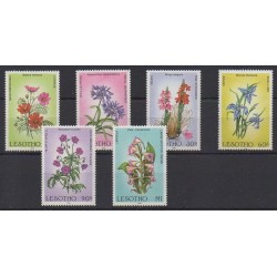 Lesotho - 1985 - No 651/656 - Fleurs