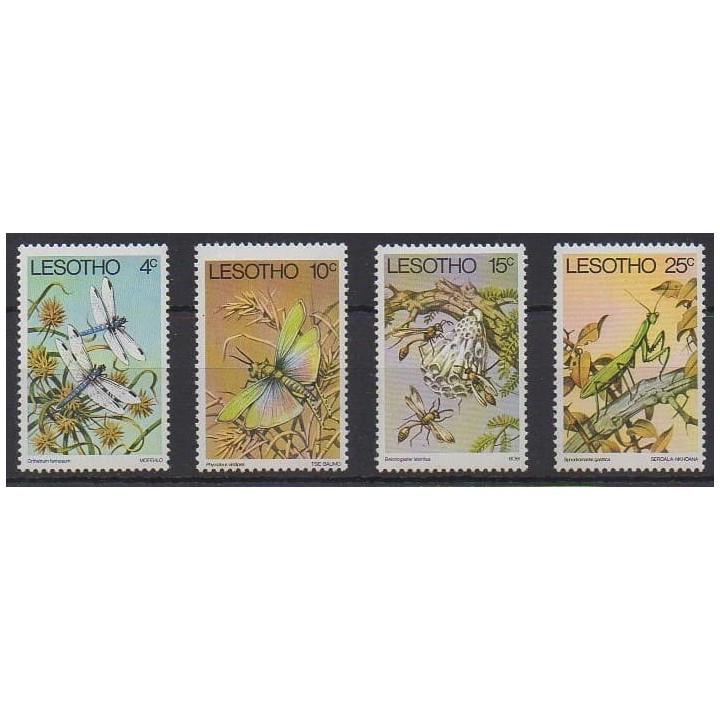 Buy this set of stamps of Lesotho of the year 1978 (Nb 364/367).