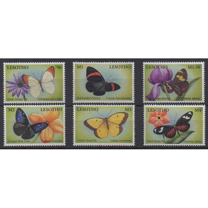 Buy this set of stamps of Lesotho of the year 2001 (Nb 1665/1670).