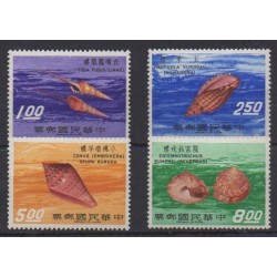 Formose (Taïwan) - 1971 - No 738/741 - Vie marine - Neufs avec charnière