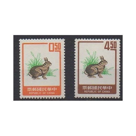 Formosa (Taiwan) - 1974 - Nb 994/995 - Horoscope - Mint hinged