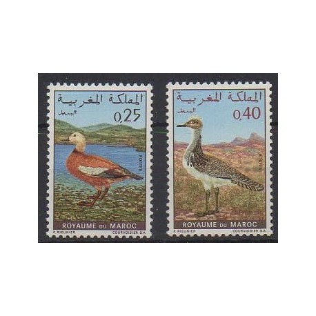 Morocco - 1970 - Nb 606/607 - Birds - Mint hinged