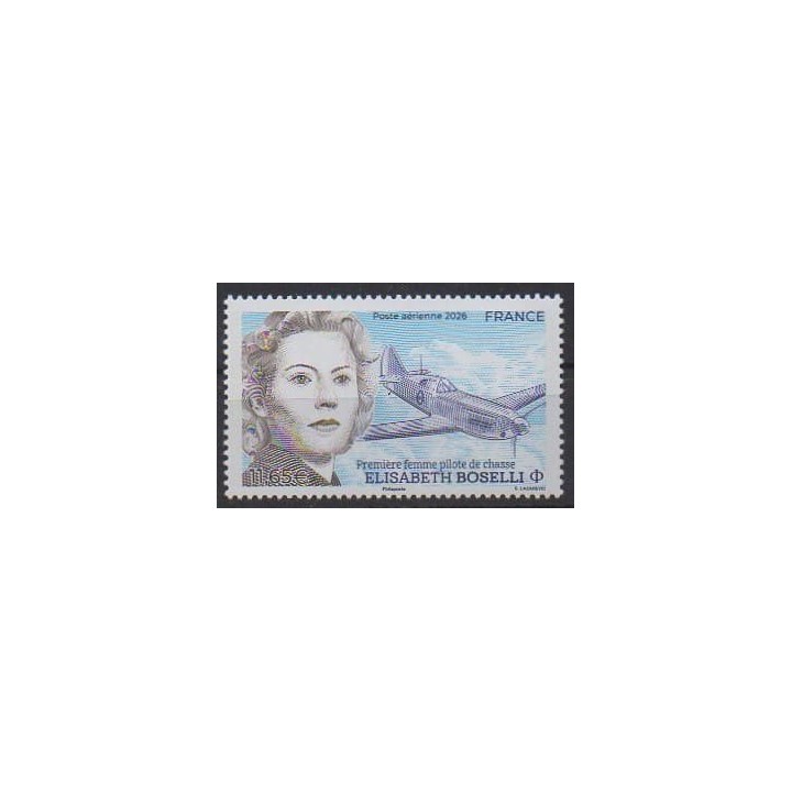 Buy this stamp of France of the year 2026 (Nb PA96).