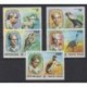 Upper Volta - 1975 - Nb 357/358 and PA190/PA192 - Health or Red cross - Birds - Mint hinged