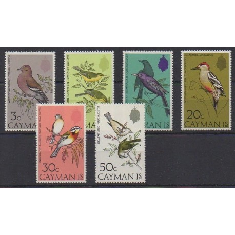 Caïmans (Iles) - 1974 - No 324/329 - Oiseaux - Neufs avec charnière