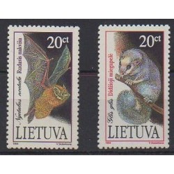 Lithuania - 1994 - Nb 495/496 - Mamals