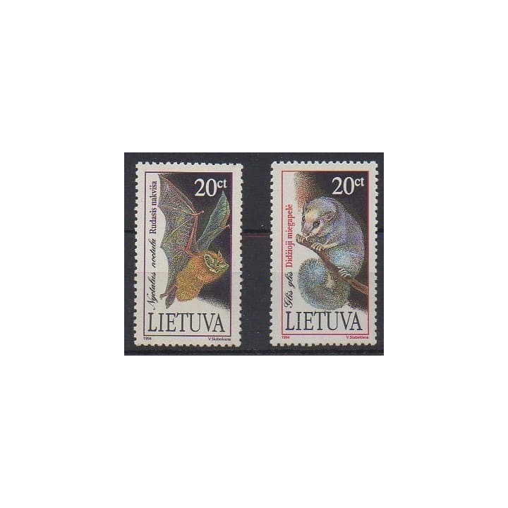 Acheter cette série de timbres de Lituanie  de l'année 1994 (No 495/496).