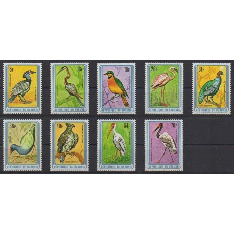 Burundi - 1979 - No PA487/PA495 - Oiseaux