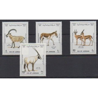 Buy this set of stamps of Jordan of the year 1991 (Nb 1308/1311).