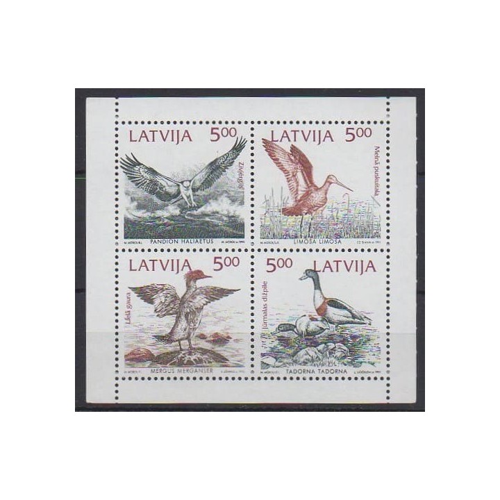 Acheter cette série de timbres de Lettonie  de l'année 1992 (No 304/307).
