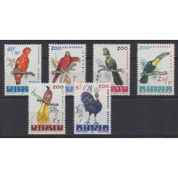 Belgique - 1962 - No 1216/1221 - Oiseaux