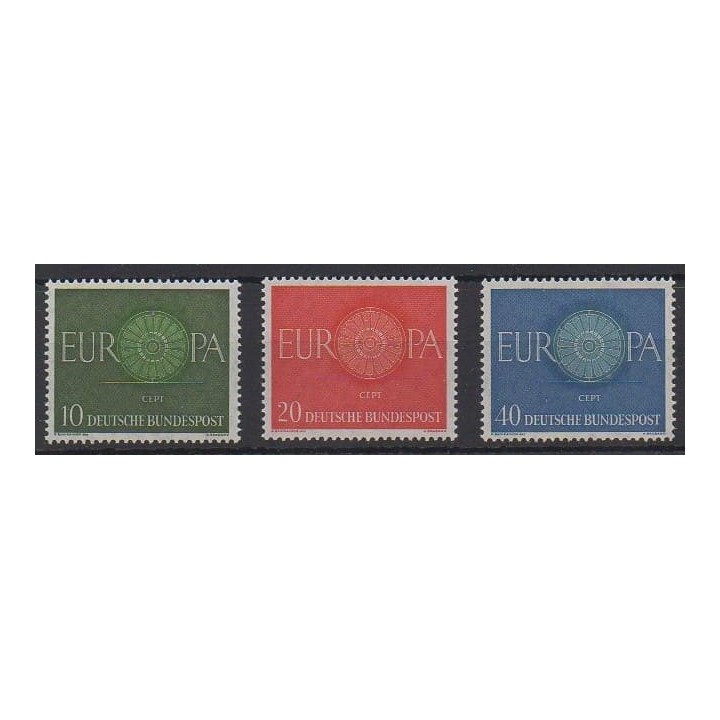 Buy this set of stamps of West Germany (FRG) of the year 1960 (Nb 210/212).