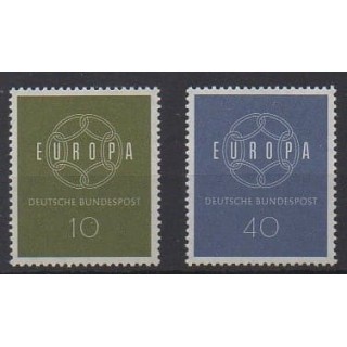 Buy this set of stamps of West Germany (FRG) of the year 1959 (Nb 193/194).
