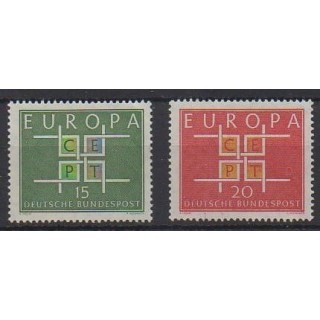 Acheter cette série de timbres de l'Allemagne occidentale (RFA) de l'année 1963 (No 278/279).