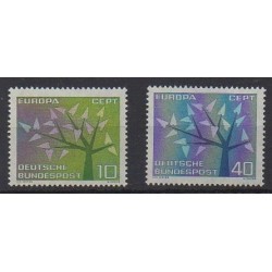 Allemagne occidentale (RFA) - 1962 - No 255/256 - Europa