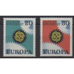Allemagne occidentale (RFA) - 1967 - No 398/399 - Europa