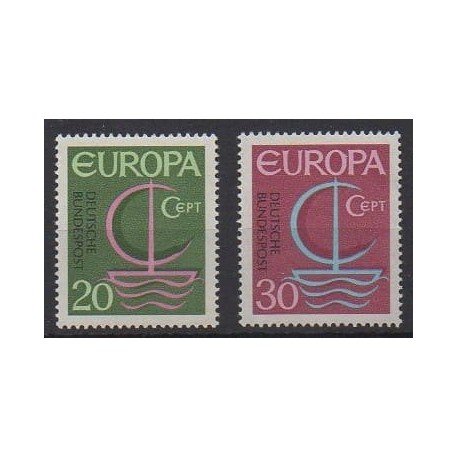 West Germany (FRG) - 1966 - Nb 376/377 - Europa