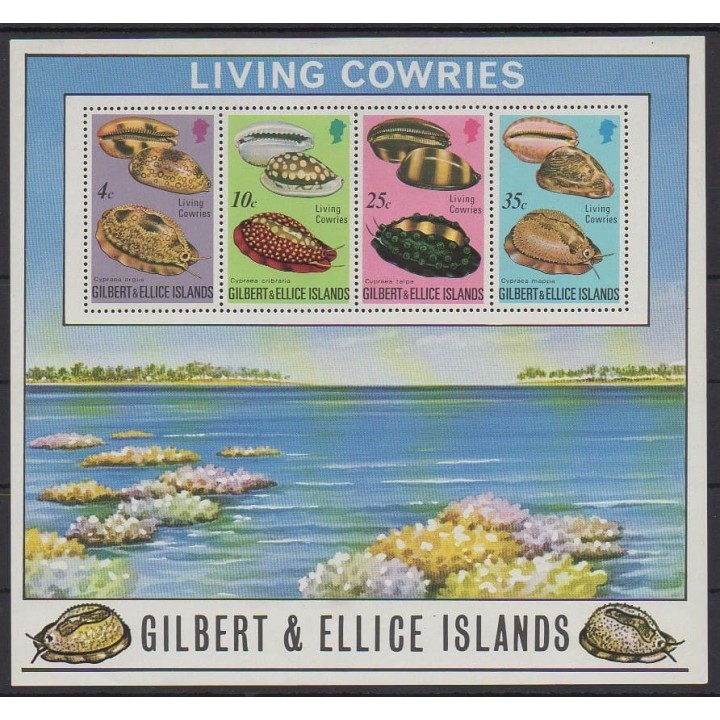 Acheter ce bloc-feuillet de Kiribati -  Gilbert et Ellice de l'année 1975 (No BF2).