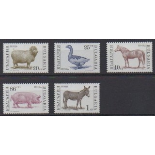 Acheter cette série de timbres de Bulgarie de l'année 1991 (No 3391/3395).