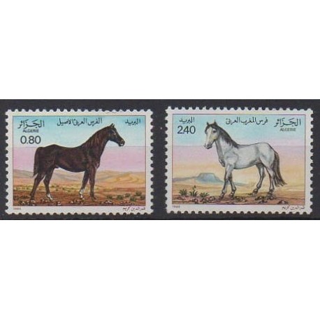 Algérie - 1984 - No 813/814 - Chevaux