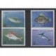 Algeria - 1989 - Nb 961/964 - Sea life