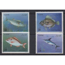 Algeria - 1989 - Nb 961/964 - Sea life