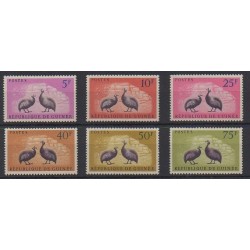 Guinée - 1961 - No 63/68 - Oiseaux - Neufs avec charnière