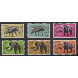 Guinea - 1964 - Nb 202/207 - Mamals - Mint hinged