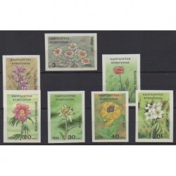 Kirghizistan - 1994 - No 32/38ND - Fleurs