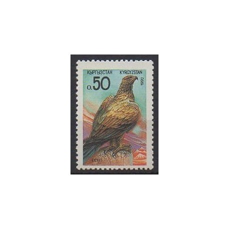 Kyrgyzstan - 1992 - Nb 1 - Birds