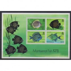 Montserrat - 1978 - Nb BF15 - Sea life