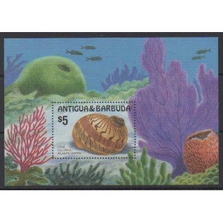 Acheter ce bloc-feuillet d'Antigua et Barbuda de l'année 1986 (No BF112).