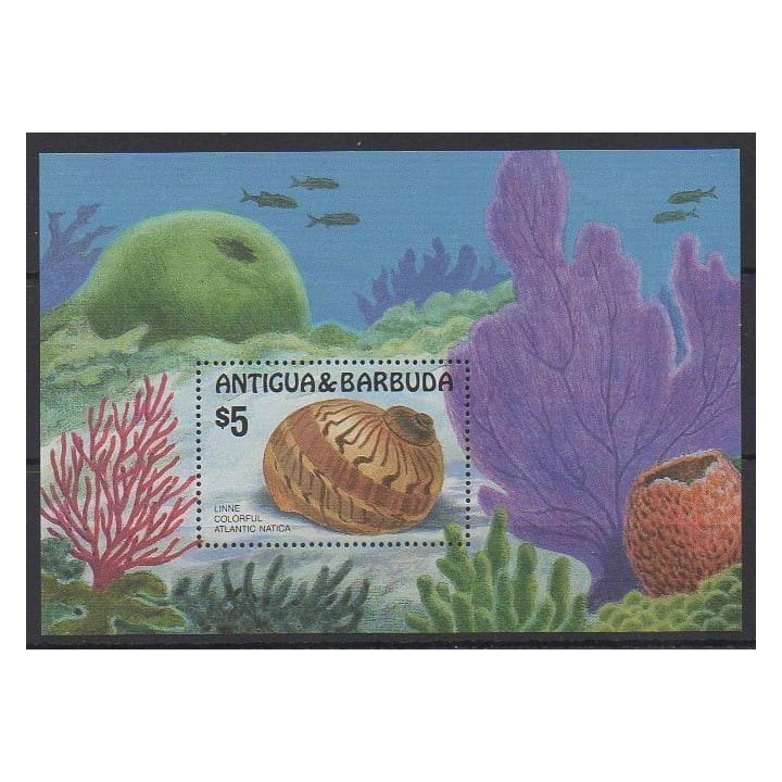 Acheter ce bloc-feuillet d'Antigua et Barbuda de l'année 1986 (No BF112).